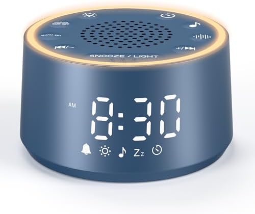 Dreamegg D1 Nova White Noise Machine - 25 Soothing Sounds & 10 Night Lights for Baby Sleep, Bedroom & Travel